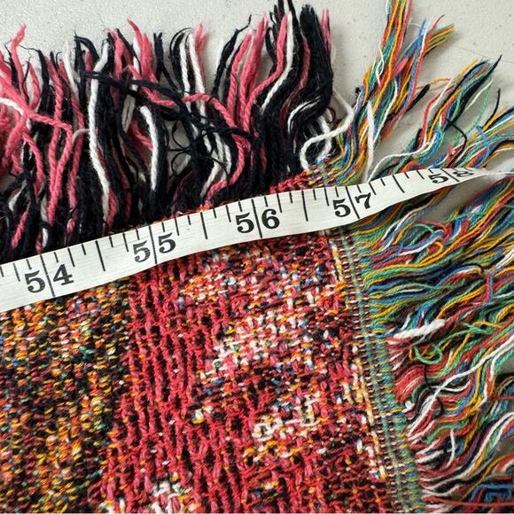 Butterfly Inspirational Pink Tapestry Blanket Throw Home Decor 47 X 57 Fringe - Picture 2 of 8